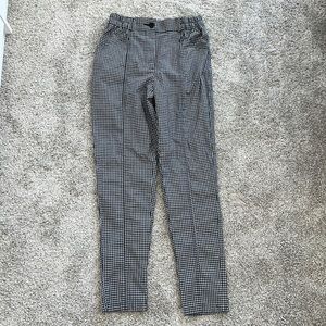 Urban Outfitters Plaid High-Rise Pull-On Trouser Pant